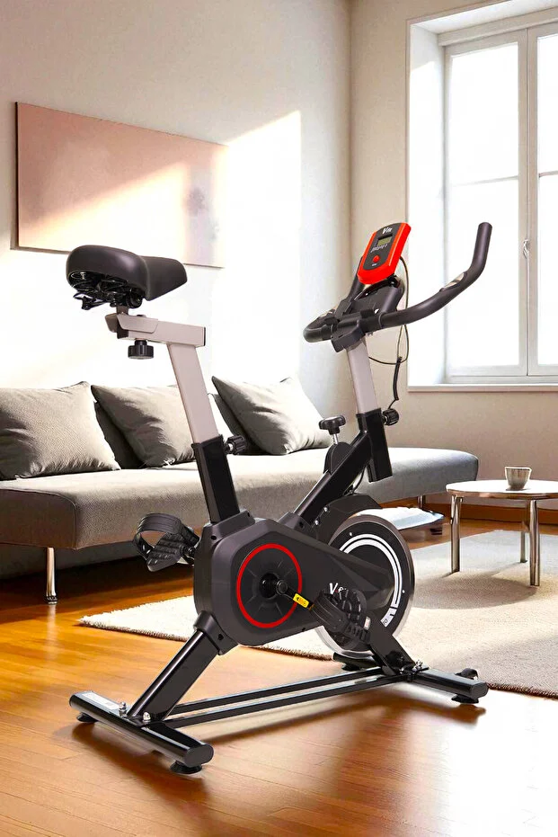 Voit Db100 Pro Spin Bike Elden Nabız Ölçer Direnci Ayarlanabilir Sessiz Çalışır